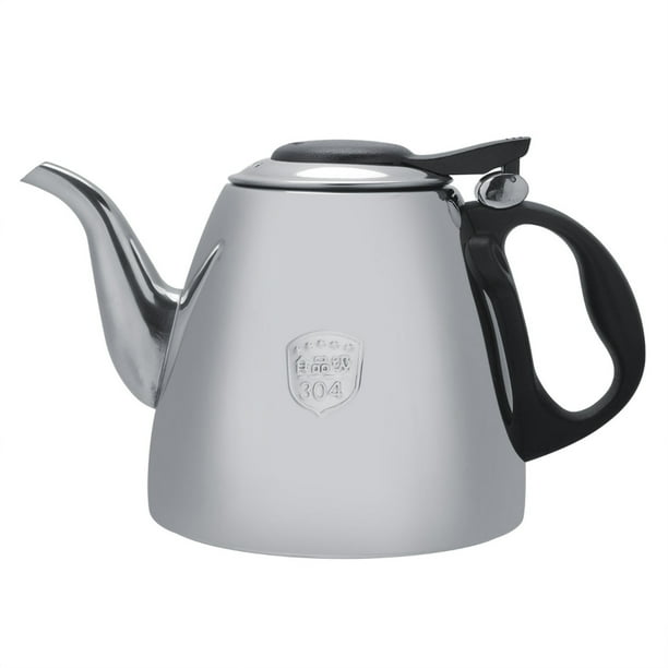Tetera silbante de acero inoxidable de 1,2 l, calentamiento rápido y acero inoxidable de grado alimenticio, mango ergonómico resistente al calor para verter de forma segura, ideal para grupos