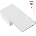 thumbnail image 1 of HEALEEP Shower Bathroom Tap Silver Alloy Hot and Cold Water Control for Homeowners 1Pcs, 1 of 8