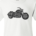 thumbnail image 4 of Inktastic Distressed Motorcycle Youth T-Shirt, 4 of 5