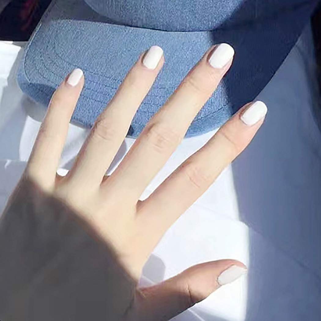 24pcs Matte Fake Nails Short Square Acrylic Full Cover Ballerina White False Nails Fashion Party Home Press Clip On Nail For Women And Girls Walmart Com Walmart Com 24pcs Matte Fake Nails Short Square Acrylic Full Cover Ballerina White False Nails Fashion Party Home Press Clip On Nail For Women And Girls Walmart Com Walmart Com