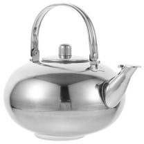 KONTONTY Tea Kettle Stovetop 1Pack Stainless Steel Whistling Teapot for Boiling Water and Tea Brewing Households