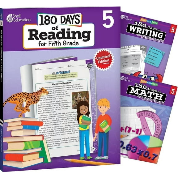 180 Days™: Reading Writing and Math for Fifth Grade