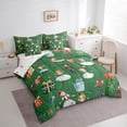 thumbnail image 3 of Manfei Cute Nutcracker Bedding Comforter Set 7 Pieces for Kids, Christmas Tree Snowflake Queen Bedding Sets, Green Merry Xmas Queen Sheet Sets, Ultra Soft Home Decor, 3 of 8