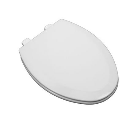 Sedona Beige Elongated Toilet Seat - ProFlo PFTSHEC2000 Elongated Closed Front Toilet Seat and Lid