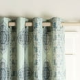 thumbnail image 4 of SAFAVIEH Florina Grommet Curtain Panel, 52" x 96", Blue/Multi, 4 of 5