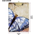 thumbnail image 3 of FMSHPON Butterfly Clipboard Hardboard Wood Nursing Clip Board and Pull for Standard A4 Letter 13x9 inches, 3 of 7