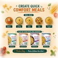 thumbnail image 6 of Pasta Zing Ready to Eat Pasta Variety Pack, Fully Cooked Spaghetti, Farfalle & Elbow Pasta, Microwave Ready in 1 Minute, Shelf Stable Pasta, Pack of 7, 6 of 7