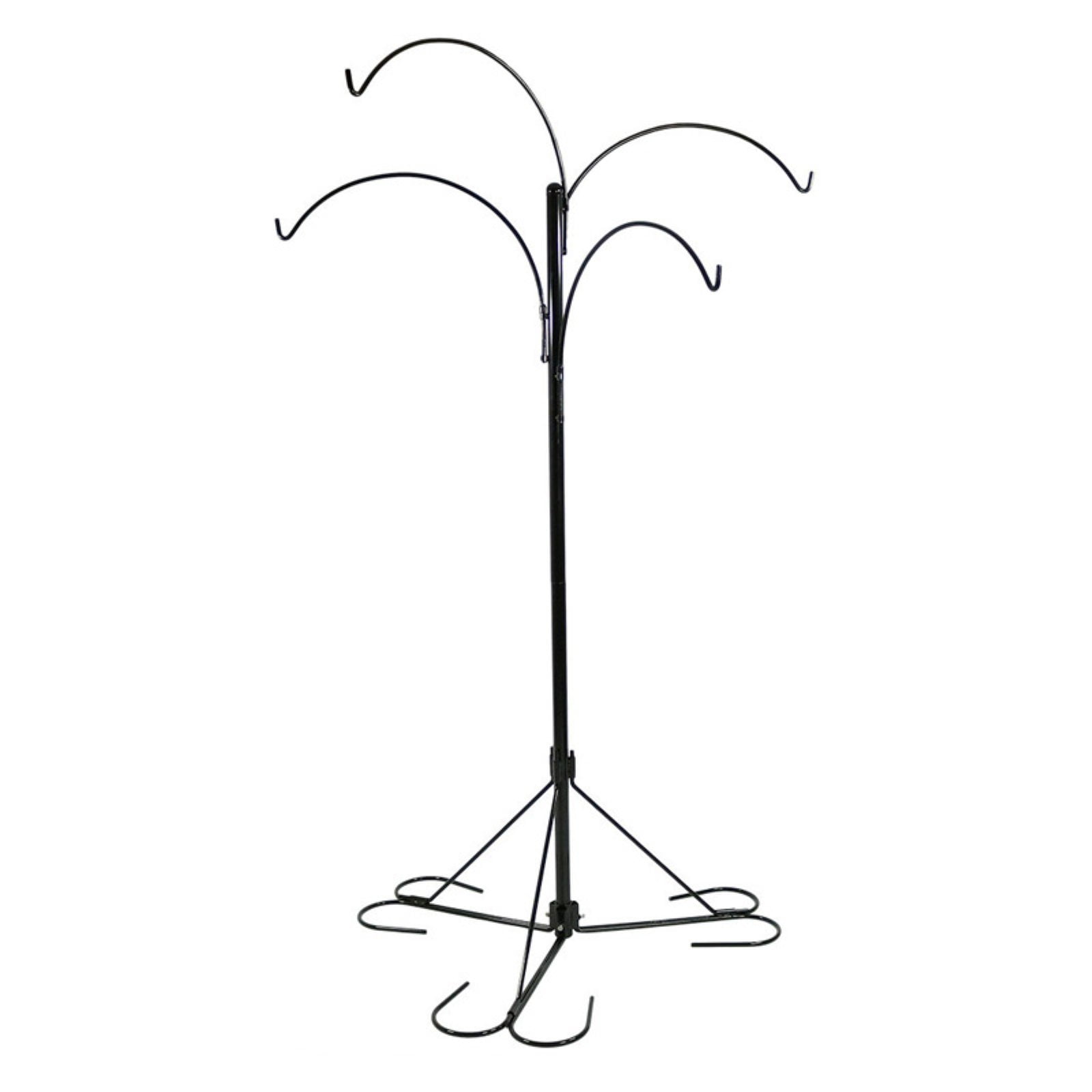 Sunnydaze Decor Hanging Basket Stand with 4 Adjustable Arms