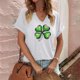 thumbnail image 5 of Tops Cortos para las Mujeres San Pablo's Día Impreso Cuello en V Envuelto Casual Top, Ligero para Todas las Estaciones Hogar Y Uso Diario, 5 of 8
