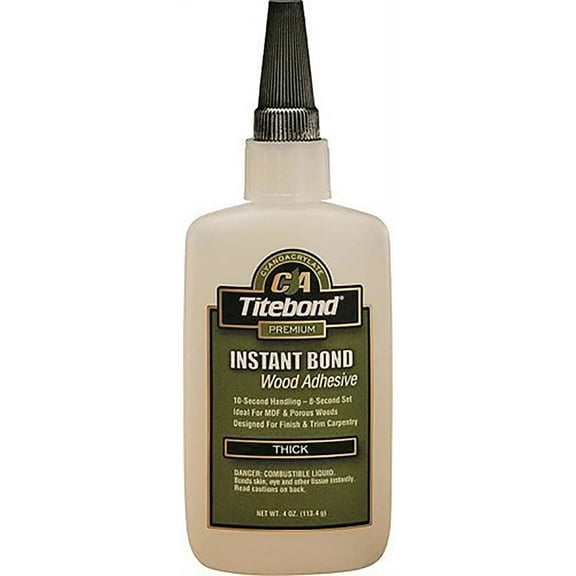 Titebond 6222 Instant Bond Wood Adhesive Thick, 4oz