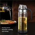 thumbnail image 4 of Inteprter Botella de aceite de vidrio, botellas de almacenamiento de cocina, doméstico, apertura automática, cierre, dispensador de latas de Cocina y Comedor, 4 of 6