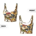 thumbnail image 5 of Fotbe Watercolor Dogs Pattern Womens' Sports Bra Longline Wirefree Padded with Medium Support Sports Moisture-Wicking Workou Vest,Tank Top-Small, 5 of 7
