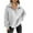 Gray, variant on VEKDONE Zip Up Sweatshirts for Women Oversized Pullover Tops Fall Long Sleeve Loose Fit Fleece Sweatshirt Fashion Y2K Clothes