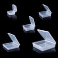 thumbnail image 4 of Square Transparent Plastic Jewelry Storage Boxes Beads Crafts for Case Container, 4 of 15