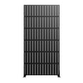 thumbnail image 6 of MAYEERTY 72 × 35in Outdoor Privacy Screen with Stand Metal Balcony Decorative Screen, Black, 6 of 6