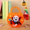thumbnail image 2 of kjfeif Halloween Candy Bag, Children's tote Bag,Ages 8 12 Girls Halloween Decorations Pumpkin Candy Bags Halloween Bucket DIY Kids Craft Kit for Indoor Outdoor Easter Arts and Crafts for Kids, 2 of 5