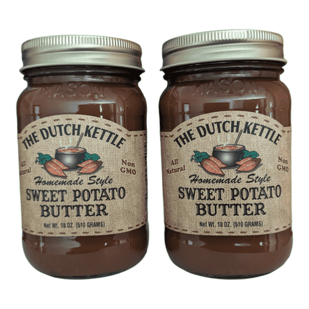 Dutch Kettle Amish Home Style Sweet Potato Butter 2- 18oz Jars