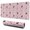 Pink Cartoon Unicorn-1, variant on Long Mouse Pads for Desk,Pink Cartoon Unicorn Heart Star Pattern Desk Mats on Top Of Desks, Desk Mouse Pad Extra Large with 3mm Non-Slip Base and Stitched Edge for Gaming,Office,Work,Home 31.5"x11.8"