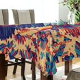 thumbnail image 5 of Yayeee Tablecloths 60" x 120" Rectangle Wrinkle Resistant Party Table Cover, Colorful Abstract Eagle, 5 of 8