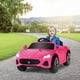 thumbnail image 4 of Costway Coche para niños de 12 V con licencia Maserati GranCabrio con control remoto y luces rosa, 4 of 5