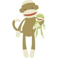 thumbnail image 3 of CafePress - Sock Monkey With Baby Women's Dark Pajamas - Women's Short Sleeve Print T-Shirt and Pants Dark Cotton Pajama Set, 3 of 7