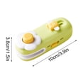 thumbnail image 3 of Portable Mini Hand Sealer for Food Storage, USB Rechargeable Heat Sealer Machine, Compact Plastic Bag Sealer for Snacks, Aluminum Foil, Multifunctional Kitchen Gadget, Easy to Use & Safe Design, 3 of 5