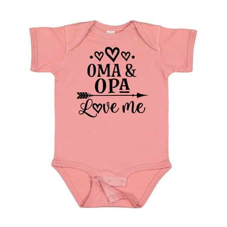 

Inktastic My Oma Opa Love Me Grandkids Gift Baby Boy or Baby Girl Bodysuit