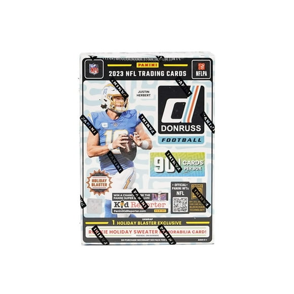 Cartas coleccionables Panini NFL Donruss Holiday 2023 Blaster Box