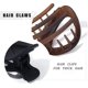 thumbnail image 4 of Hair Claw Clips Black Large Hair Clips Hair Accessories For Women And Girls (2pcs, Black+amber), 4 of 5