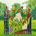 thumbnail image 4 of Panneau de Clôture avec Feuilles Papillon Garde-Corps en Fer Forgé, 4 of 8