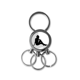 thumbnail image 1 of Caliente mujer bonita silueta De acero inoxidable Anillo de metal llavero llavero clip auto regalo, 1 of 3