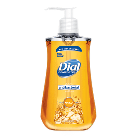 (Pack of 4) Dial Antibacterial Liquid Hand Soap, Gold, 9.375