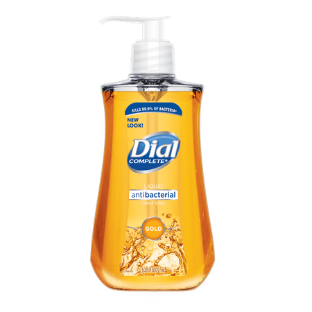 - (Pack of 4) Dial Antibacterial Liquid Hand Soap, Gold, 9.375 Ounce