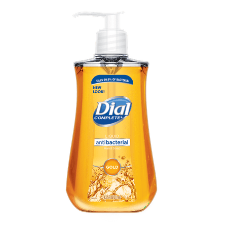 (Pack of 4) Dial Antibacterial Liquid Hand Soap, Gold, 9.375 (Best Hand Soap For Dry Skin)