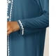 thumbnail image 5 of VESTIDO DE PIJAMA Botón Abajo de Manga Larga para Mujeres INSPIRE CHIC S Azul, 5 of 6