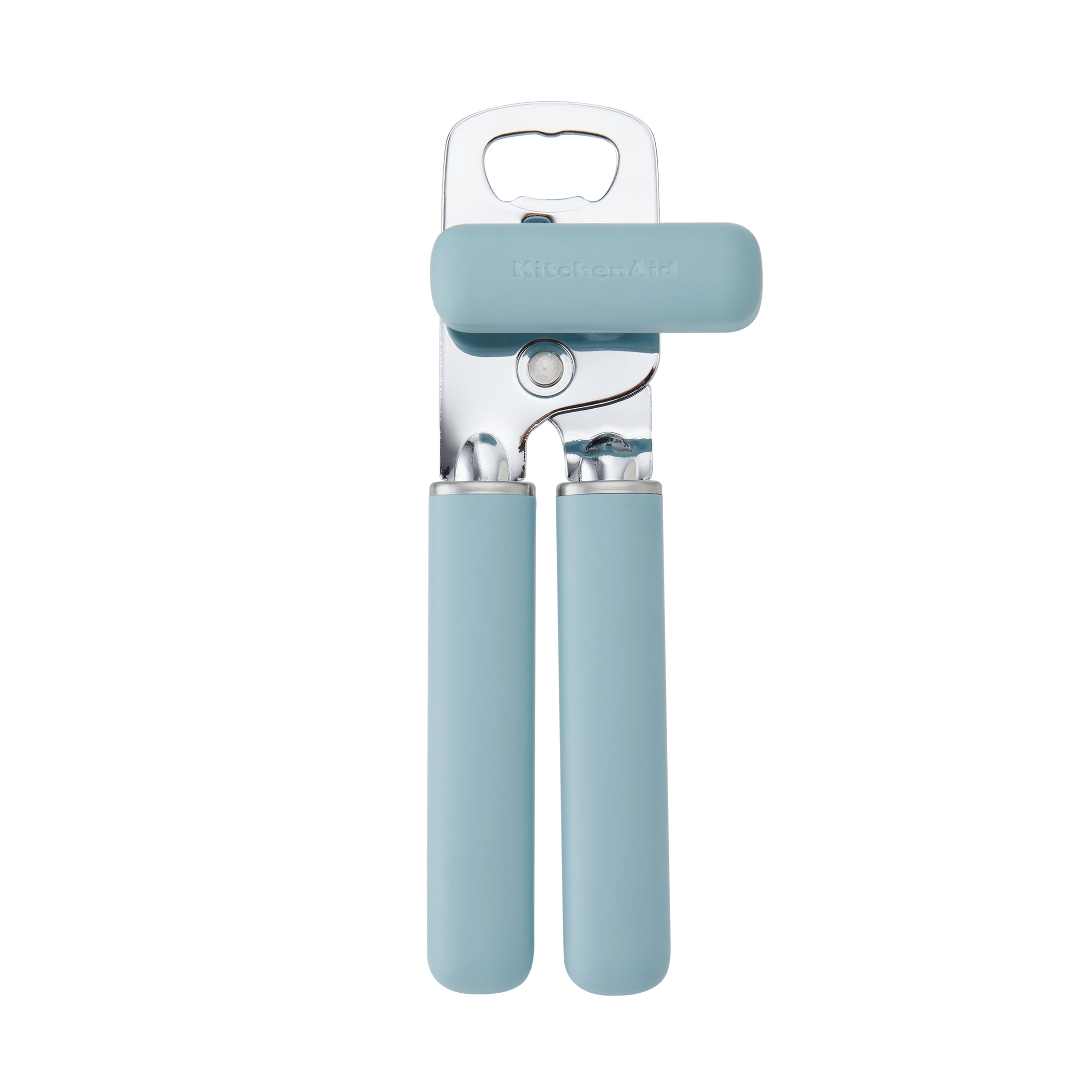 KitchenAid Stainless Steel Manual Can Opener with Bottle Opener and Ergonomic Grip, Mineral Water