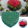 thumbnail image 4 of 2Pcs Floral Foam Heart-Shaped Flower Holder with for Wedding Centerpiece Car Table Arrangement, 4 of 8