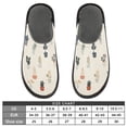 thumbnail image 5 of IAUYY Memory Foam House Slippers Suitable for Both Men and Women. Comfortable, Anti-Slip Plush Flat-Bottomed Slippers The Best Holiday Gift Cartoon Flower Pot, 5 of 9