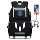 thumbnail image 3 of Mochila escolar con USB para adolescentes y estudiantes, con diseño de estrella de fútbol deportivo, para hombres y mujeres, para viajes de ocio, 3 of 6