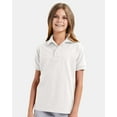 thumbnail image 2 of Hanes Youth Ecosmart Jersey Polo - Assorted Mix Color Polo Tee Shirts | Elevate Young Style with Our Kids' Polo Shirts for Boys and Girls - Pack of 3 | S Size, 2 of 5