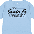 thumbnail image 4 of Inktastic From Santa Fe New Mexico in Black Distressed Text Boys or Girls Long Sleeve Toddler T-Shirt, 4 of 5