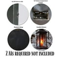 thumbnail image 4 of Winter Lantern Lighted Canvas Wall Art - Snowy Scene With a Glowing Black Lantern - #2501, 4 of 5