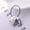 Silver, variant on Couple Elephant Keychain Metal Car Pendant Unisex Key Accessories Zinc Alloy Crafts Wedding Gift Lover Gift Student