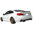 thumbnail image 7 of Ikon Motorsports Compatible with 2014-2020 BMW 435i 440i xDrive Quad Tip MP Style Rear Bumper Lip Diffuser Carbon Fiber, 7 of 7