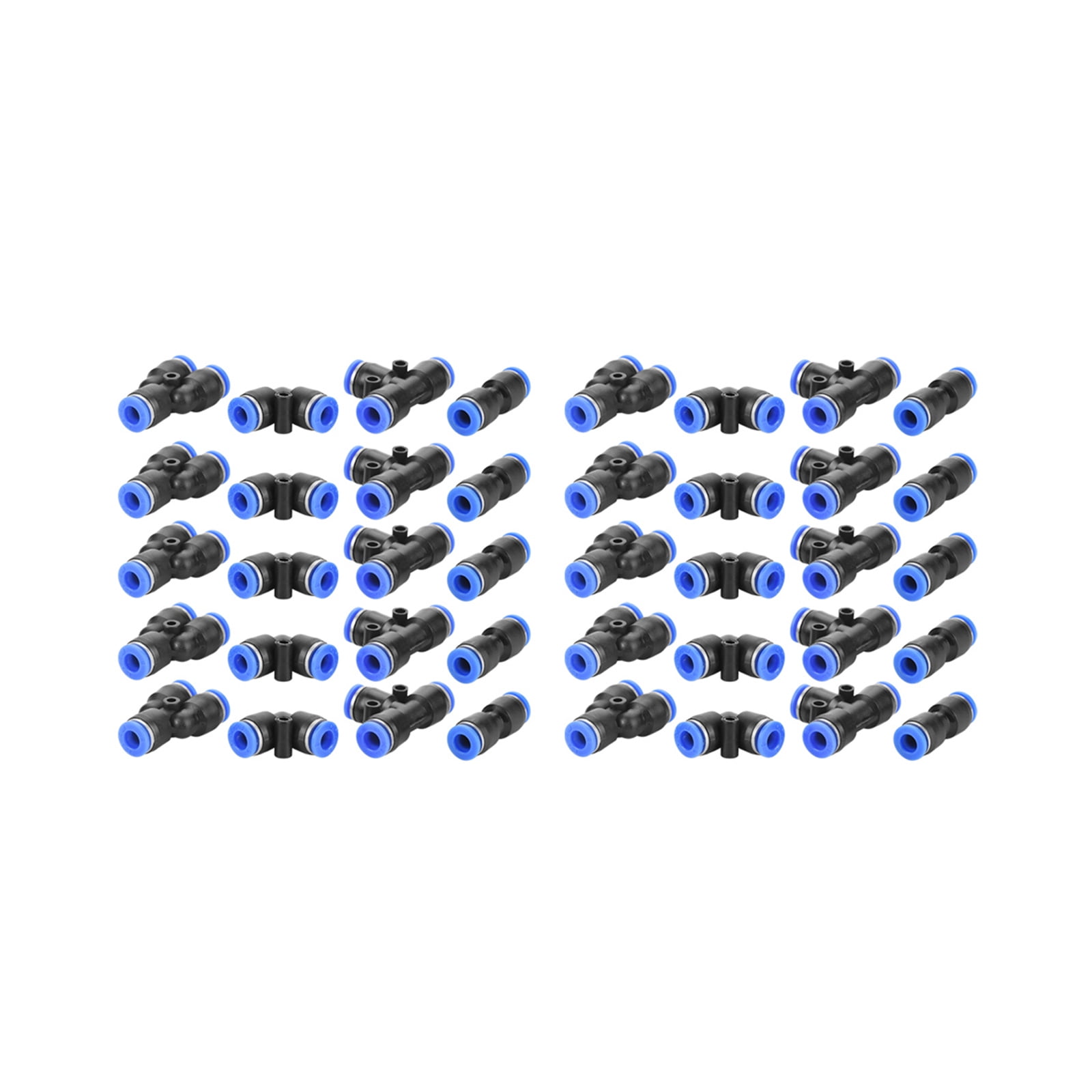 SUNSBELL 40pcs Air Hose Connector 4 Shapes Plastic Flexible Reliable QuickAir Pipe Safe Good