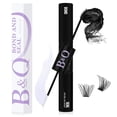 thumbnail image 1 of B&Qaugen Easy Fan Volume Lashes C-0.03-9 B&Qaugen Easy Fan Lashes 0.03 Extensiones de pestañas C Curl Mega Lash Extension Negro mate B&Q Easy Volume Fan Lashes 9 a 25 mm (C-0.03,9 mm), 1 of 4
