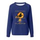 thumbnail image 4 of Women's Casual Fashion Halloween Print Long Sleeve Sweatshirts Pullover Top, 4 of 5