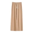 thumbnail image 6 of BUIGTTKLOP Womens Pajamas Sets Puff Short Sleeve Tops Drawstring Ealstic Waisted Wide Leg Pants Comfy Homewear, 6 of 6