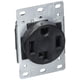 thumbnail image 1 of Leviton 00278-S00 Recept&aacute;culo de montaje empotrado, Hoja recta, grado Industrial, 30Amp, 125/250 V, NEMA 14-30R, 3P, 4H, 1 of 4