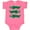 Hot Pink, variant on Inktastic Alligator Crocodile Reptile Girls Baby Bodysuit